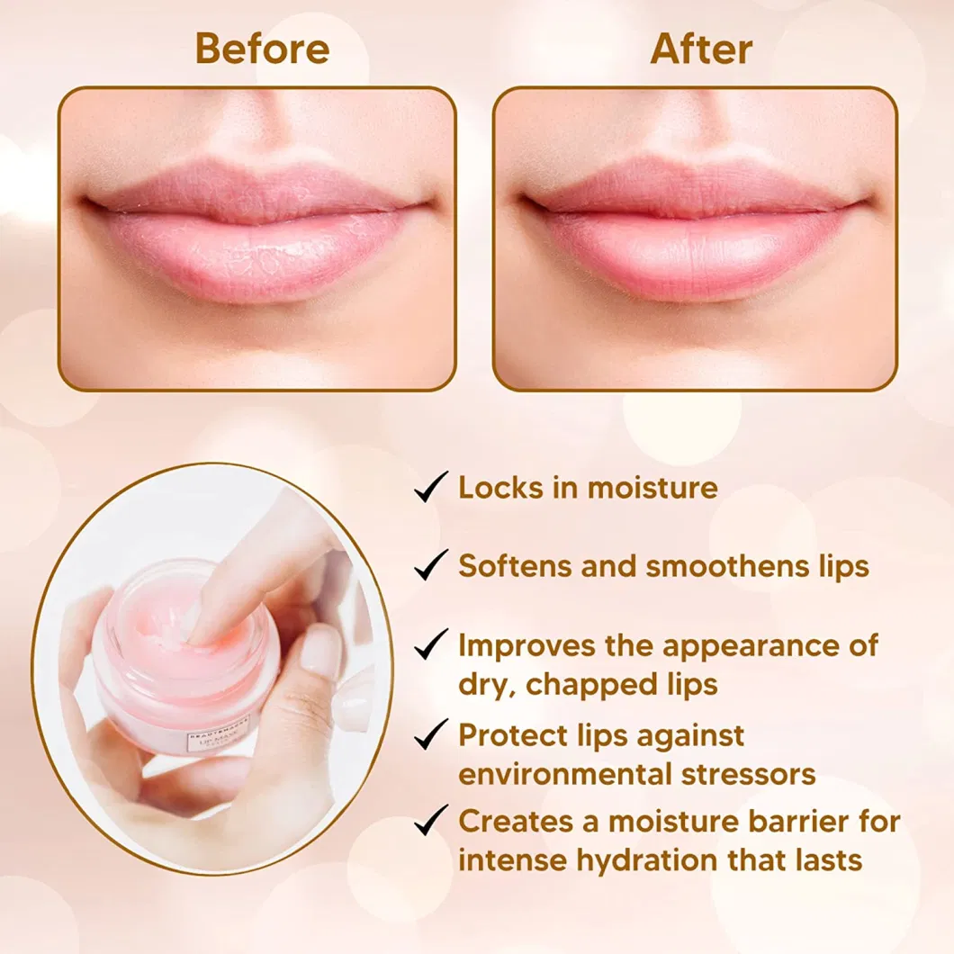 Hot Selling Deeply Hydrating Heals Damaged 100% Natural Collagen Sleep Lip Mask