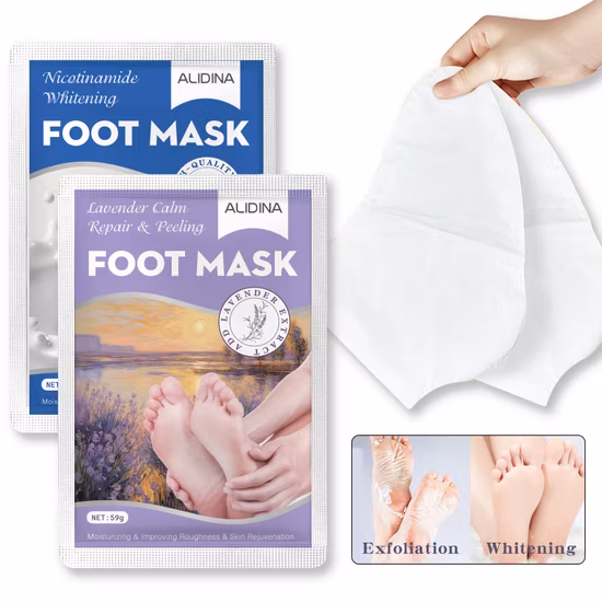 Peeling-Fußpflege, Entfernung abgestorbener Haut, Nagelhaut, Fersen-Pediküre