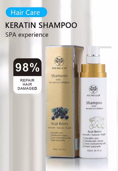 400 ml Haarshampoo mit Biotin und Kollagen, feuchtigkeitsspendend für geschädigtes Haar