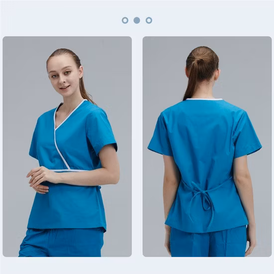 Heiße 2021 verkaufen hygienische Patientenkittel/Peelinganzüge, medizinische Verbrauchsmaterial-Krankenhausuniform